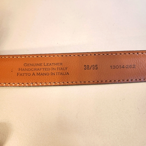 NWOT Joseph Abboud Leather Belt- Sz 38 - Picture 6 of 6